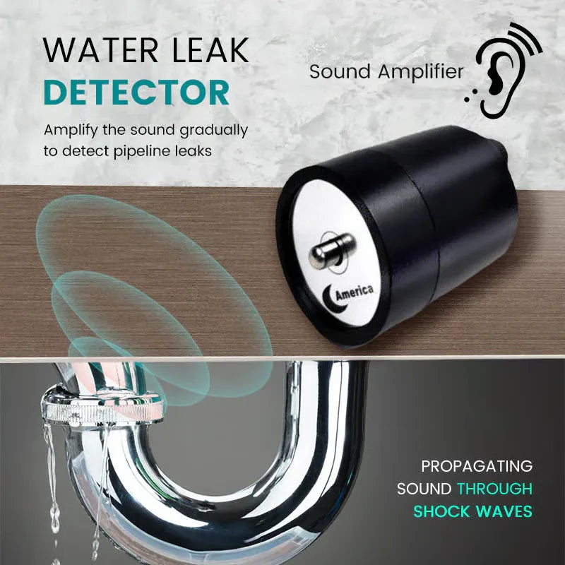 Professional Water Leak Detector with Listening Headset